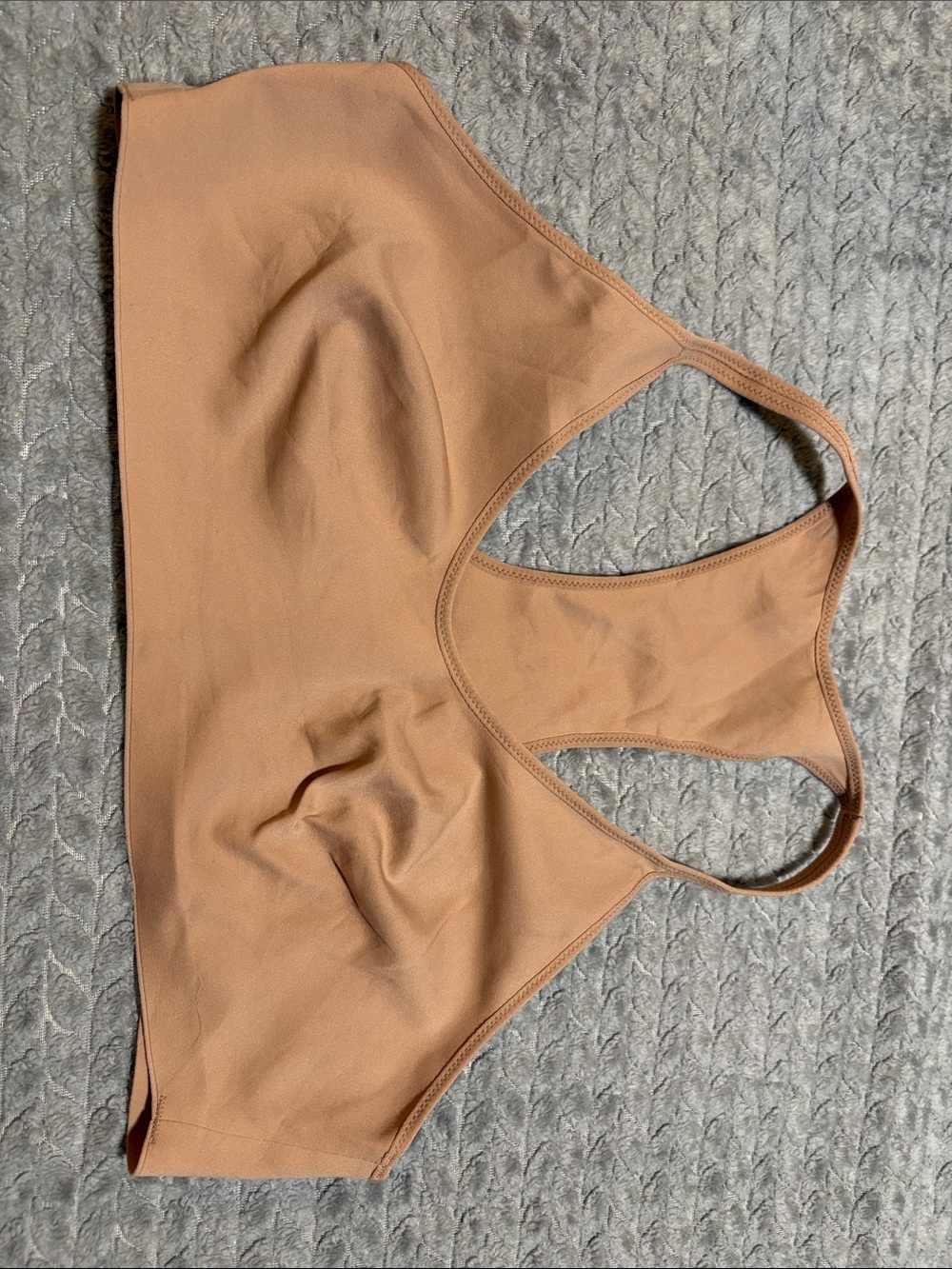 aerie Seamless Tan Wireless Sports Bra